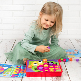 Układanka guziczkowa mozaika Smily Play 4