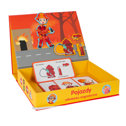 UKŁADANKA MAGNETYCZNA STRAŻ POŻARNA SMILY PLAY 5