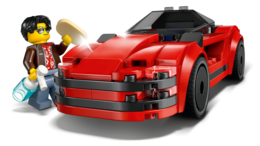 Klocki Lego CITY Czerwony samochód sportowy 6