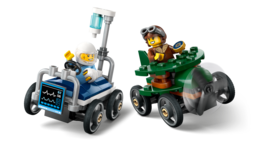 Klocki Lego CITY Zestaw wyścigówek: samolot kontra łóżko szpitalne 2
