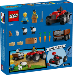 Klocki Lego CITY Czerwony traktor z przyczepą i owcą 2