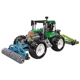 Klocki MEGA TRAKTOR + mulczer i brona talerzowa JIE STAR 2