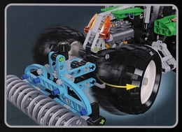 Klocki MEGA TRAKTOR + mulczer i brona talerzowa JIE STAR 7