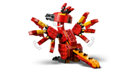 Klocki Lego HARRY POTTER Fawkes: Feniks Dumbledore'a 6