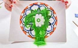 Piaskowe malowanki MANDALA 2