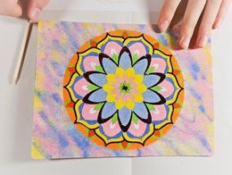 Piaskowe malowanki MANDALA 7