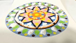 Piaskowe malowanki MANDALA 2 2