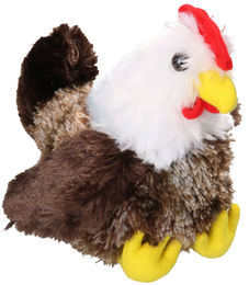 Maskotka KOKOSZKA kura z dźwiękiem 21cm 2