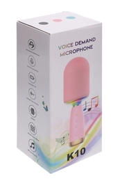 Bezprzewodowy mikrofon karaoke z głośnik bluetooth 6