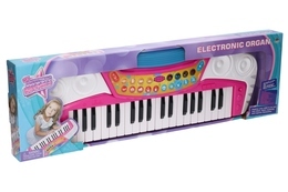 Różowe pianinko, keyboard - organy 5