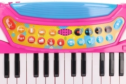 Różowe pianinko, keyboard - organy 2