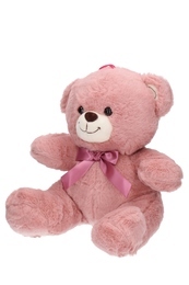 Maskotka MIŚ Z KOKARDKĄ 30cm 2