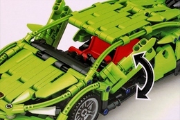 Klocki SAMOCHÓD WYŚCIGOWY auto sportowe 461el 4