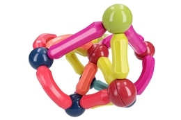 JUMBO klocki magnetyczne 42el w wiaderku 4