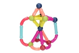 JUMBO klocki magnetyczne 42el w wiaderku 5