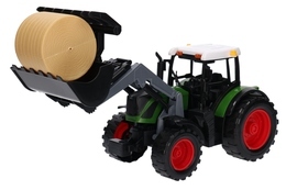 Traktor z przyczepą TUR i belownica, belarka 3