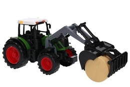 Traktor z przyczepą TUR i belownica, belarka 4