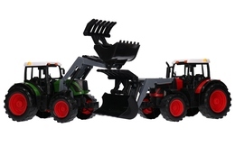 Traktor z przyczepą TUR i belownica, belarka 8