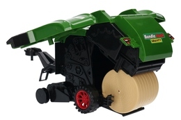 Traktor z przyczepą - belownica, belarka 7