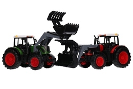 Traktor z przyczepą - belownica, belarka 8