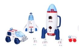 ZESTAW KOSMICZNY rakieta astronauta - dźwięki, światła 2