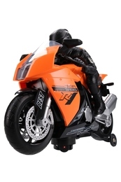 Motocykl na baterie z dźwiękiem i światłem ŚCIGACZ z kierowcą 2
