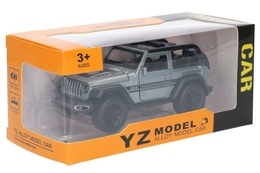 Auto terenowe JEEP, światła, dźwięk - model metalowy 8