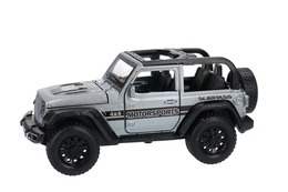Auto terenowe JEEP, światła, dźwięk - model metalowy 2