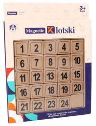 Liczbowa układanka przesuwanka KLOTSKI 3