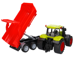 MEGA DUŻY traktor z przyczepą    2