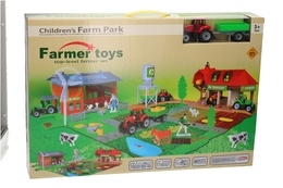 Farma domek do składania - duży zestaw, traktor, stodoła 17