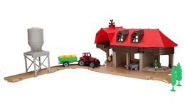 Farma domek do składania - duży zestaw, traktor, stodoła 5