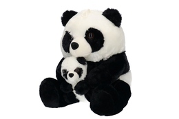 Maskotka miś PANDA z małym misiem 2