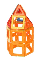 Klocki magnetyczne przestrzenne 3D 118el skrzynka 5