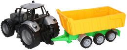 Traktor z przyczepą żółtą 5