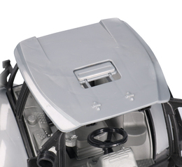 Traktor z przyczepą żółtą 7