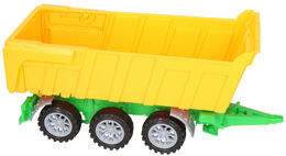 Traktor z przyczepą żółtą 8