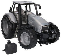 Traktor z przyczepą żółtą 9