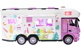 Różowy FOOD TRUCK mobilny bar  10