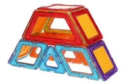 Klocki magnetyczne przestrzenne 3D pojazdy, koła 7