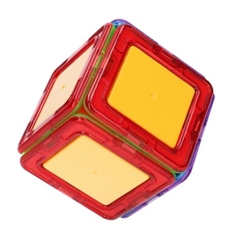 Klocki magnetyczne przestrzenne 3D pojazdy, koła 8