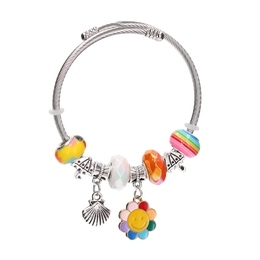 Bransoletka CHARMS koraliki zawieszki 4
