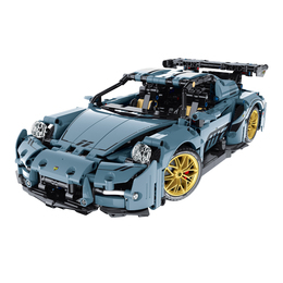Klocki duże super auto niebieskie 1221el iM.MASTER 9811 2