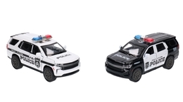Auto policja model metalowy, otwierane drzwi 8