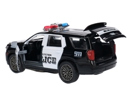 Auto policja model metalowy, otwierane drzwi 4