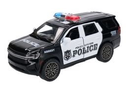 Auto policja model metalowy, otwierane drzwi 6