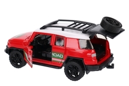 Auto terenowe - otwierane drzwi, światła, dźwięk model metalowy 8