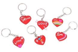 Brelok serce LOVE 12szt WALENTYNKI i nie tylko 3