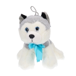 Maskotka PIES HUSKY z głosem 20cm 2