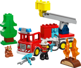 Klocki Lego DUPLO Wóz strażacki z wężem i strażakiem 2